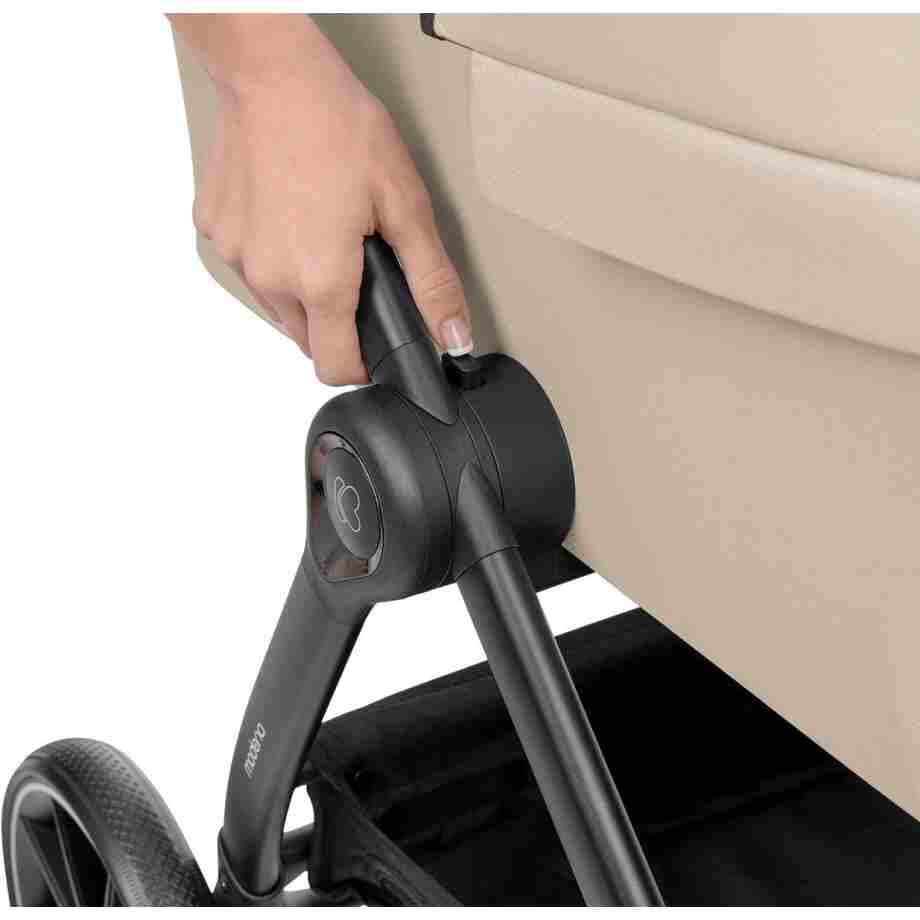 KIKKA BOO Kolica MODENA 3in1 set sa I-SIZE autosedištem i tvrdom korpom beige