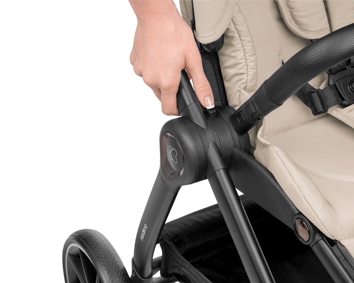 KIKKA BOO Kolica MODENA 3in1 set sa I-SIZE autosedištem i tvrdom korpom beige