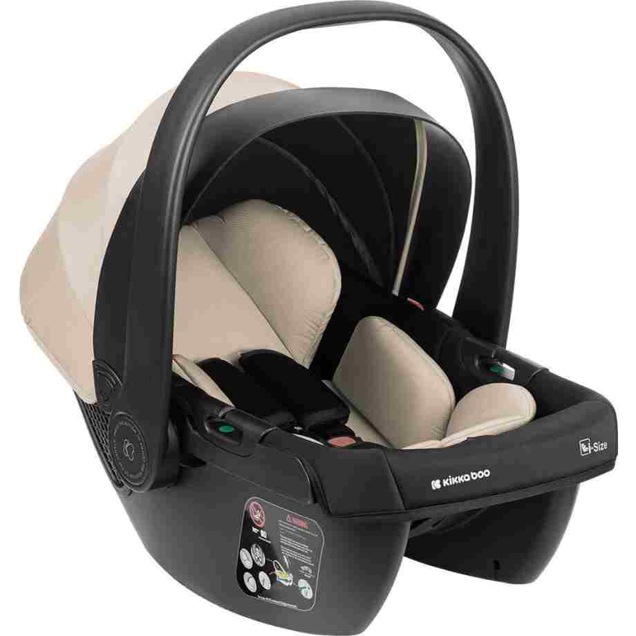 KIKKA BOO Kolica MODENA 3in1 set sa I-SIZE autosedištem i tvrdom korpom beige