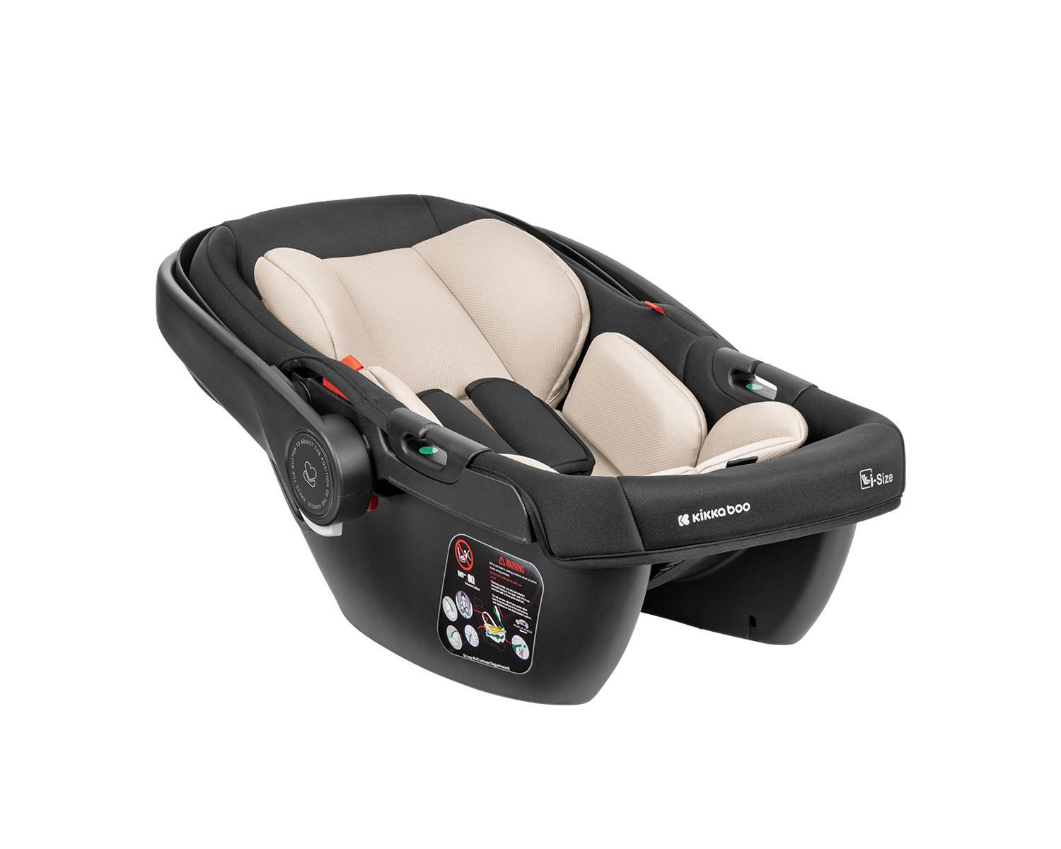 KIKKA BOO Kolica MODENA 3in1 set sa I-SIZE autosedištem i tvrdom korpom beige