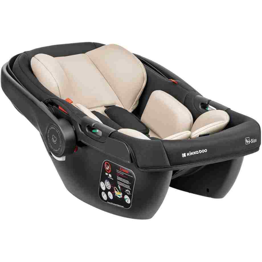 KIKKA BOO Kolica MODENA 3in1 set sa I-SIZE autosedištem i tvrdom korpom beige