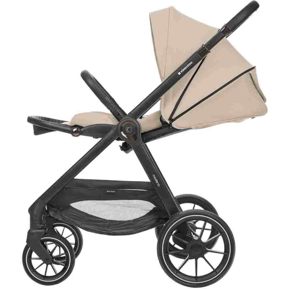 KIKKA BOO Kolica MODENA 3in1 set sa I-SIZE autosedištem i tvrdom korpom beige
