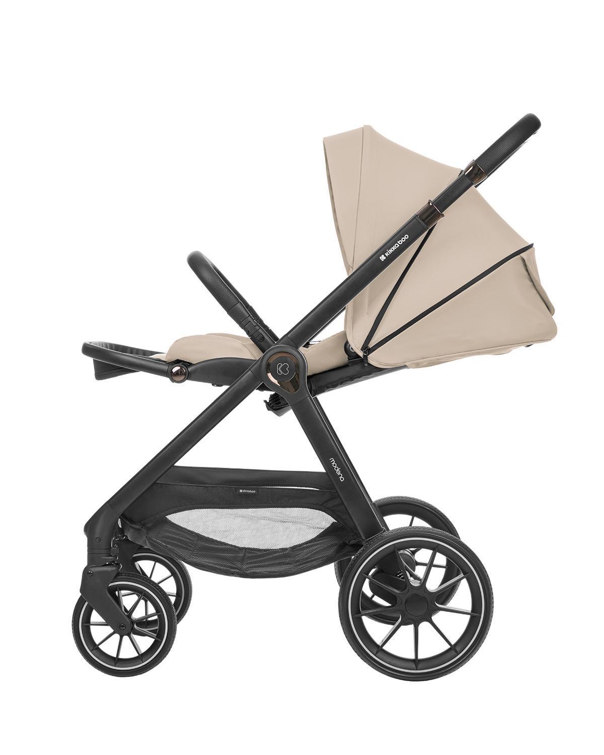 KIKKA BOO Kolica MODENA 3in1 set sa I-SIZE autosedištem i tvrdom korpom beige