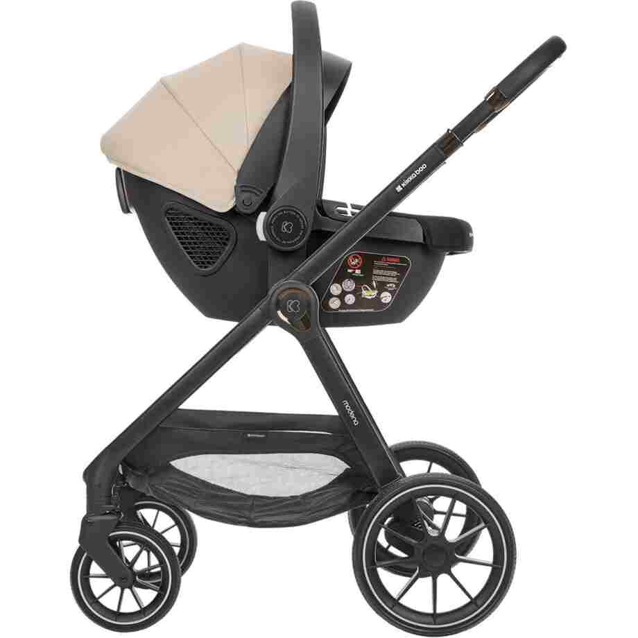 KIKKA BOO Kolica MODENA 3in1 set sa I-SIZE autosedištem i tvrdom korpom beige