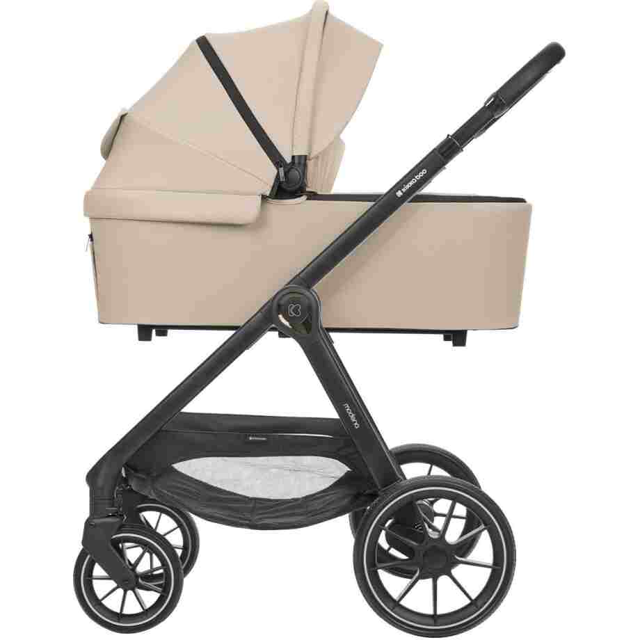KIKKA BOO Kolica MODENA 3in1 set sa I-SIZE autosedištem i tvrdom korpom beige