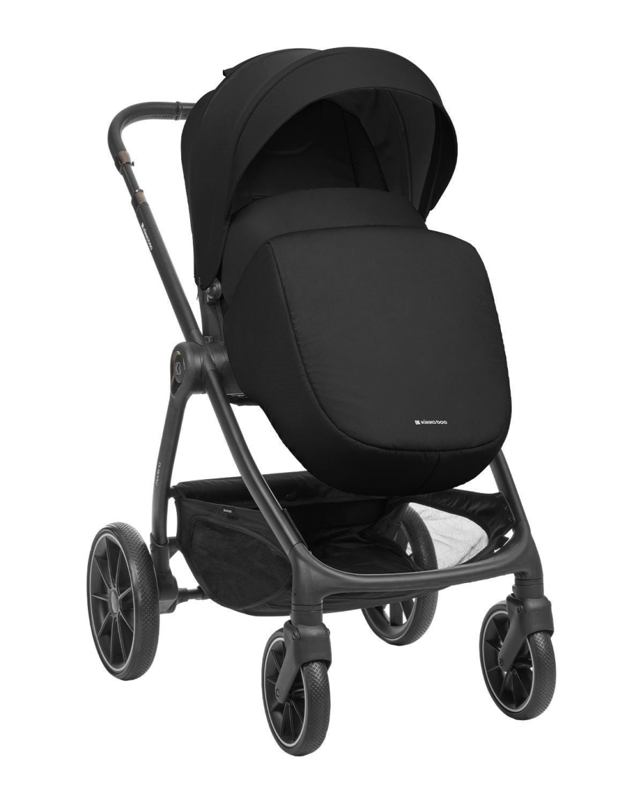 KIKKA BOO Kolica MODENA 3in1 set sa I-SIZE autosedištem i tvrdom korpom black