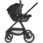 KIKKA BOO Kolica MODENA 3in1 set sa I-SIZE autosedištem i tvrdom korpom black - Slika 5