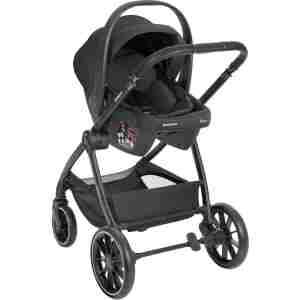 KIKKA BOO Kolica MODENA 3in1 set sa I-SIZE autosedištem i tvrdom korpom black - Slika 7