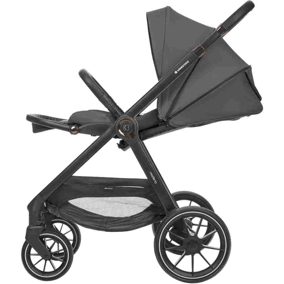 Kolica MODENA dark grey set 3in1 sa I SIZE autosedistem i tvrdom korpom5