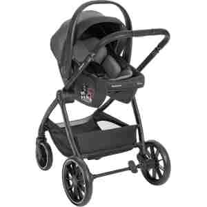 KIKKA BOO Kolica MODENA 3in1 set sa I-SIZE autosedištem i tvrdom korpom dark grey - Slika 12