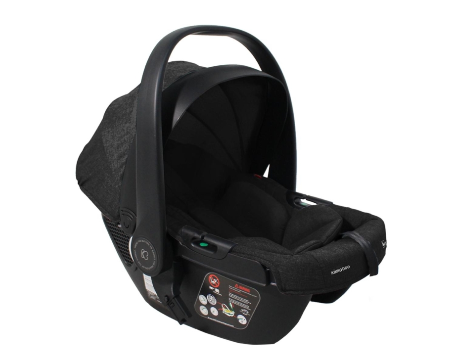 KIKKA BOO Kolica SELINA premium set 3in1 sa I-SIZE autosedištem i tvrdom korpom black