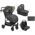 KIKKA BOO Kolica SELINA premium set 3in1 sa I-SIZE autosedištem i tvrdom korpom dark grey Kolica SELINA premium set 3in1 sa I-SIZE autosedištem i tvrdom korpom dark grey