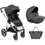 KIKKA BOO Kolica THEA dark grey set 3in1 sa tvrdom korpom i autosedištem - Slika 4