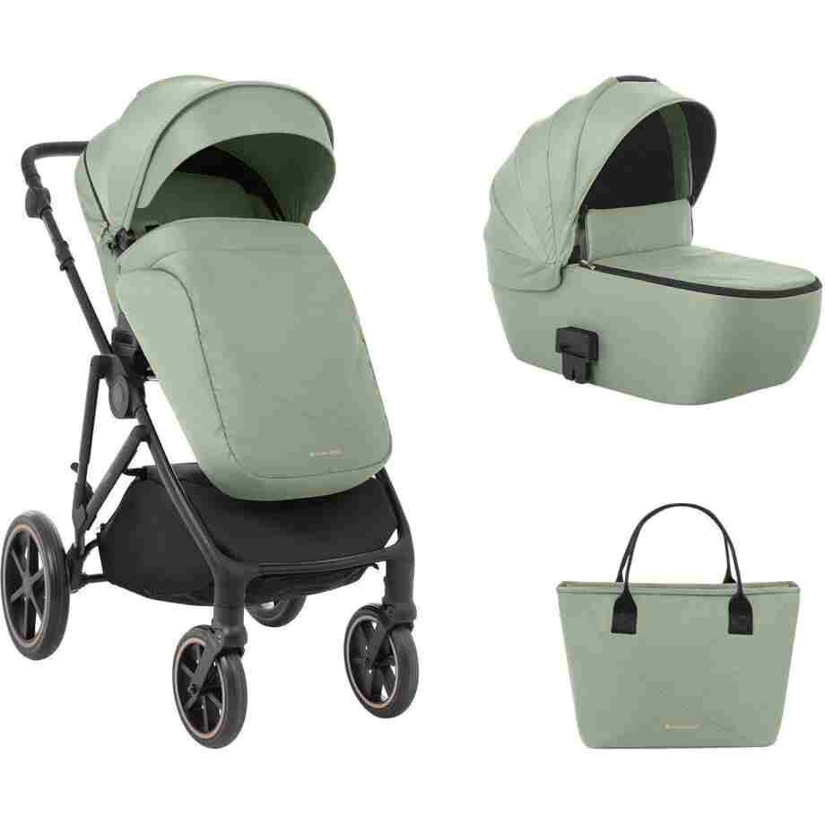 Kolica THEA army green set 2in1 sa tvrdom korpom