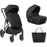 Kolica THEA black set 2in1 sa tvrdom korpom
