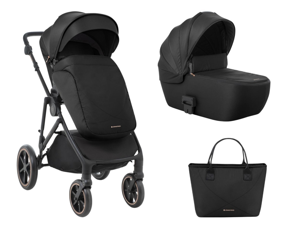 Kolica THEA black set 2in1 sa tvrdom korpom Kolica THEA black set 2in1 sa tvrdom korpom
