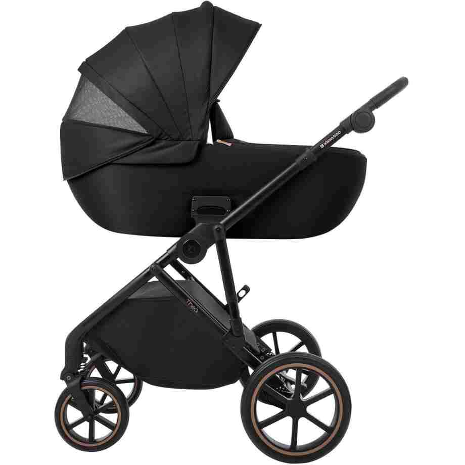 KIKKA BOO Kolica THEA black set 2in1 sa tvrdom korpom