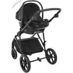 KIKKA BOO Kolica THEA black set 2in1 sa tvrdom korpom - Slika 15