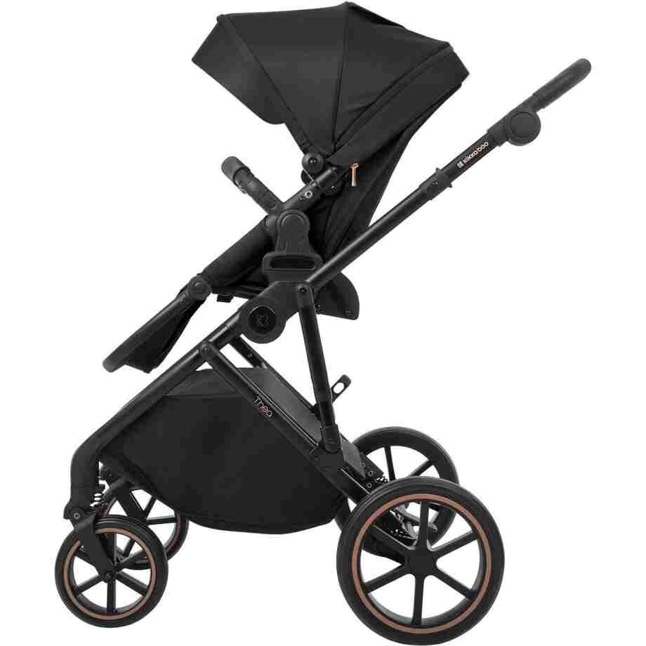 KIKKA BOO Kolica THEA black set 2in1 sa tvrdom korpom