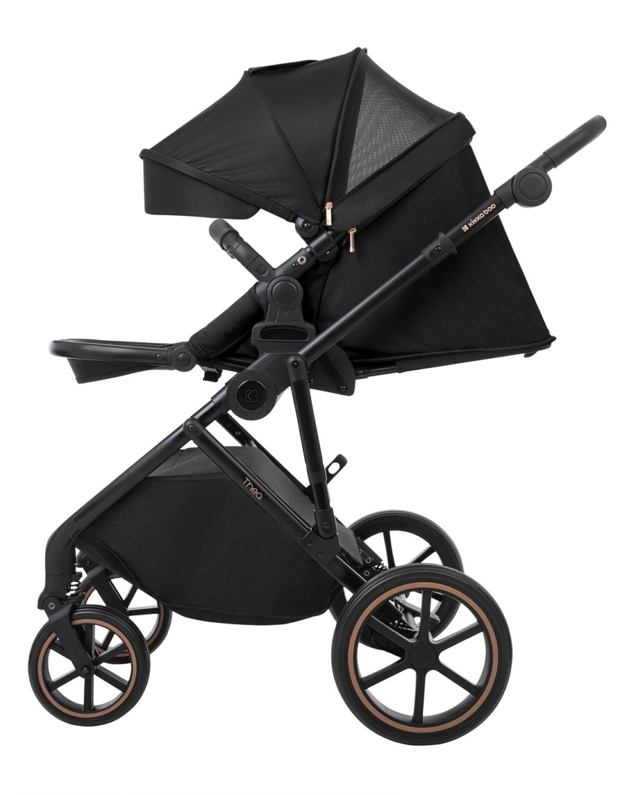 KIKKA BOO Kolica THEA black set 2in1 sa tvrdom korpom KIKKA BOO Kolica THEA black set 2in1 sa tvrdom korpom