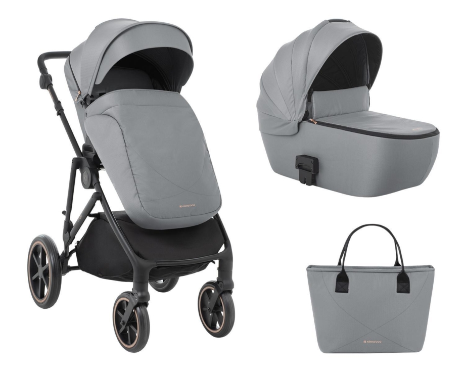 Kolica THEA grey set 2in1 sa tvrdom korpom Kolica THEA grey set 2in1 sa tvrdom korpom