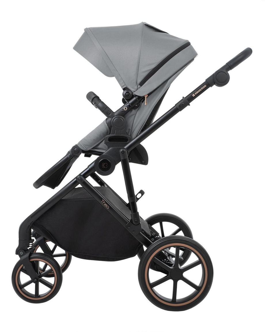 KIKKA BOO Kolica THEA grey set 2in1 sa tvrdom korpom KIKKA BOO Kolica THEA grey set 2in1 sa tvrdom korpom
