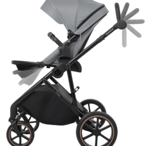 KIKKA BOO Kolica THEA grey set 2in1 sa tvrdom korpom KIKKA BOO Kolica THEA grey set 2in1 sa tvrdom korpom - Slika 6