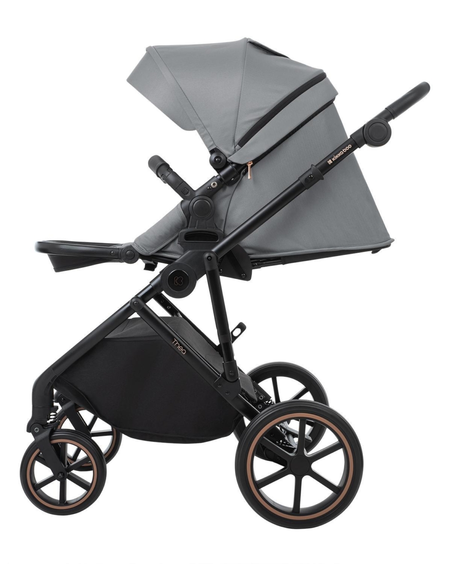 KIKKA BOO Kolica THEA grey set 2in1 sa tvrdom korpom KIKKA BOO Kolica THEA grey set 2in1 sa tvrdom korpom