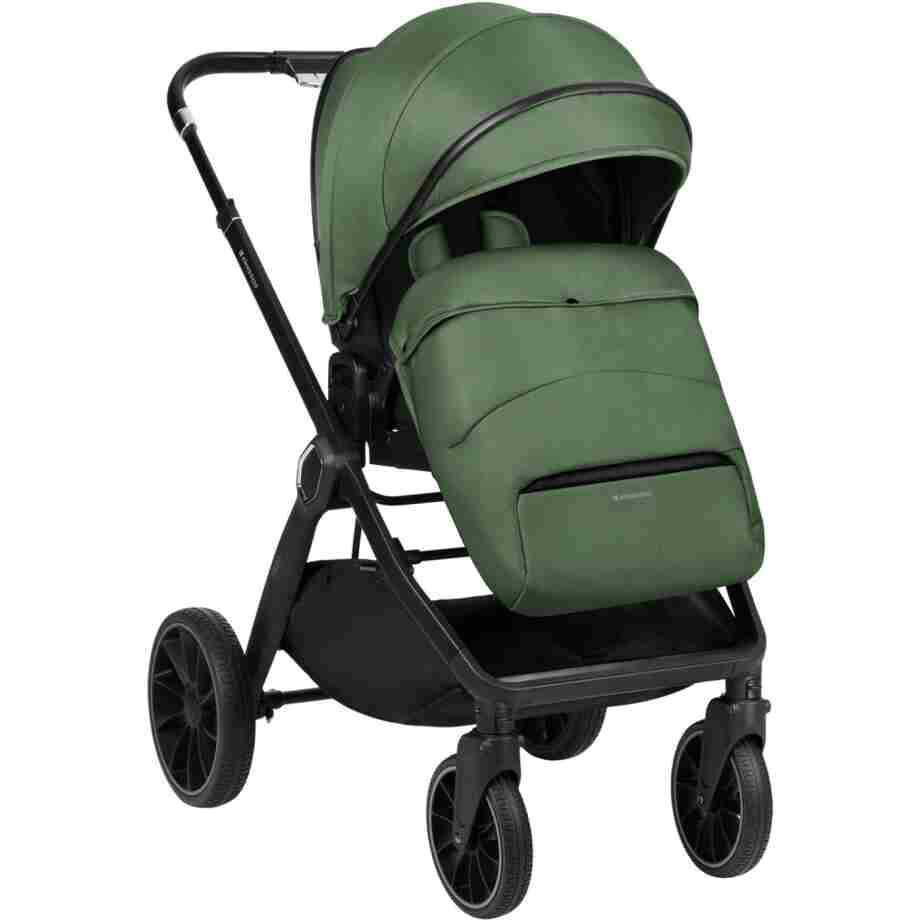 KIKKA BOO Kolica TIFFANY army green set 2in1 sa tvrdom korpom