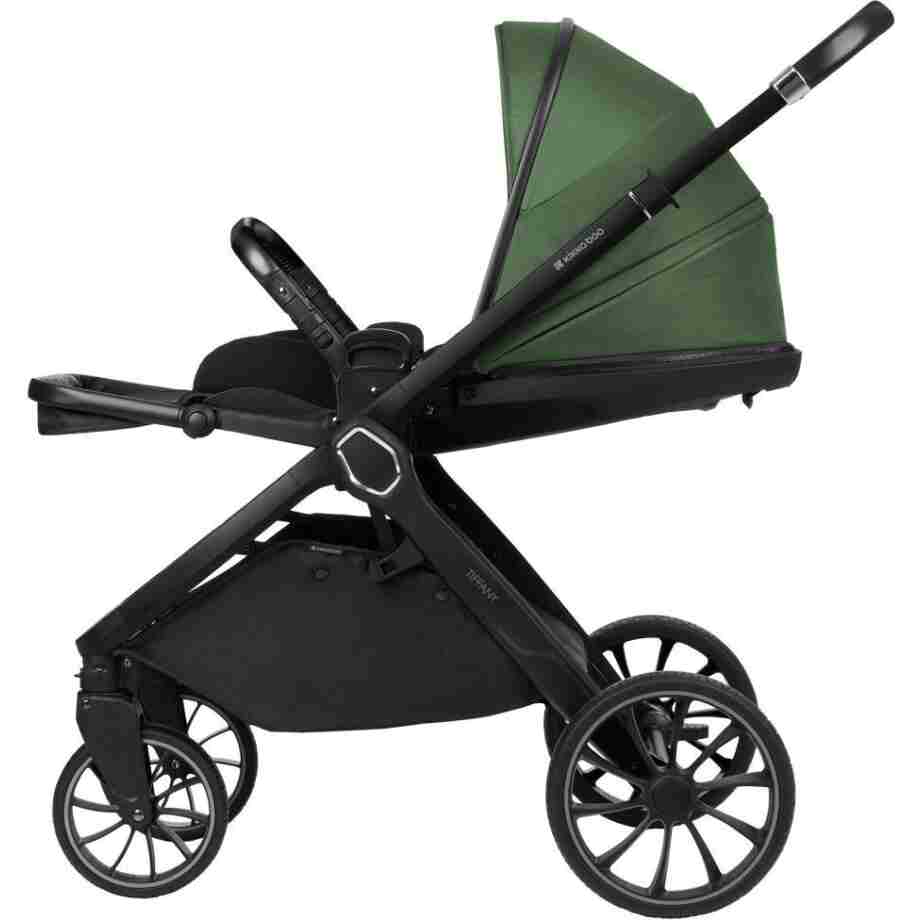 KIKKA BOO Kolica TIFFANY army green set 2in1 sa tvrdom korpom