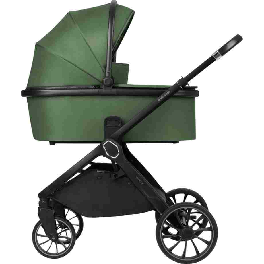 KIKKA BOO Kolica TIFFANY army green set 2in1 sa tvrdom korpom