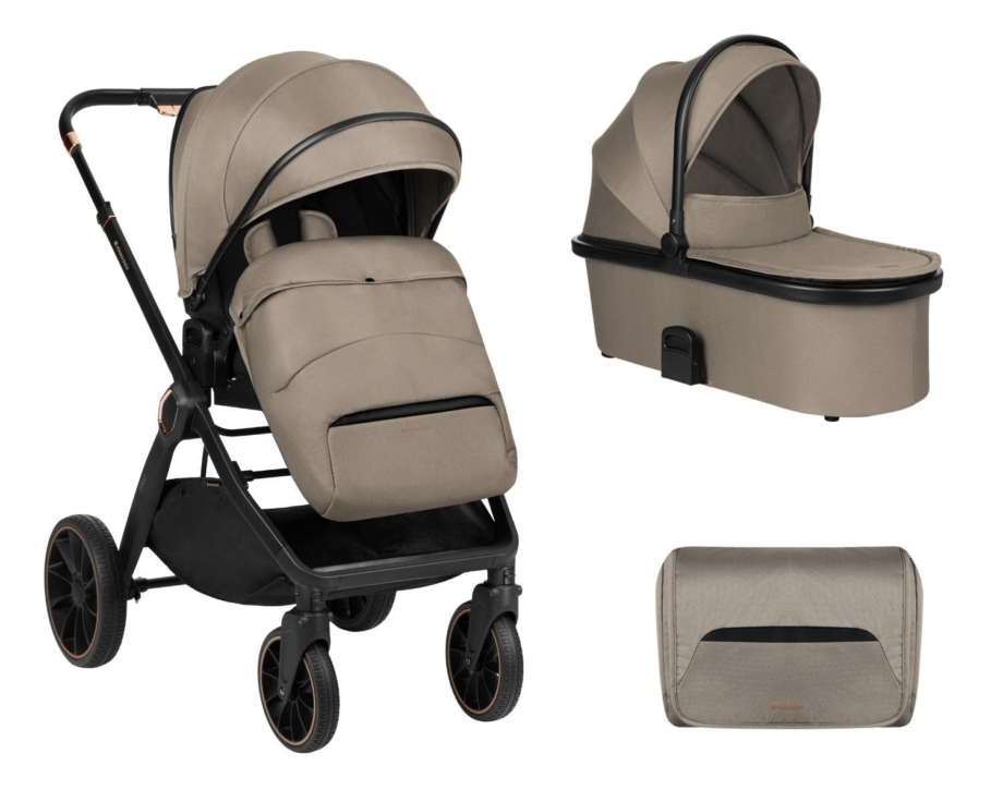 Kolica Tiffany beige 2u1 Kolica Tiffany beige 2u1 sa tvrdom korpom, Kikka Boo
