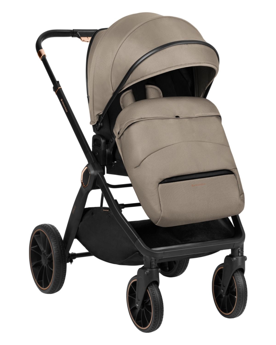 KIKKA BOO Kolica TIFFANY beige set 2in1 sa tvrdom korpom Kolica Tiffany beige 2u1, prikaz kompleta