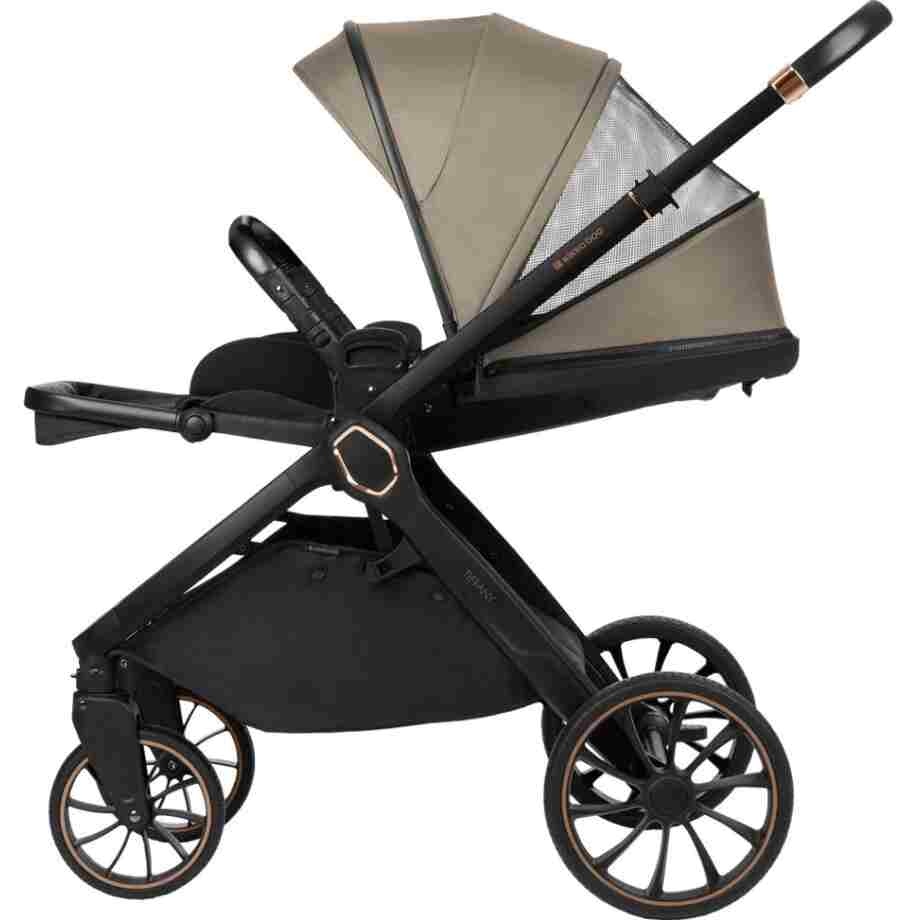KIKKA BOO Kolica TIFFANY beige set 2in1 sa tvrdom korpom