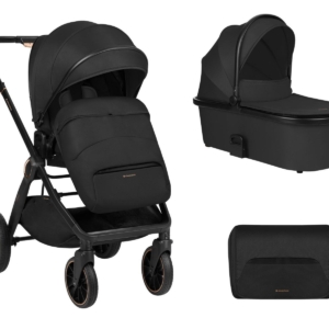 KIKKA BOO Kolica TIFFANY black set 2in1 sa tvrdom korpom Kolica Tiffany black 2u1 sa tvrdom korpom, Kikka Boo