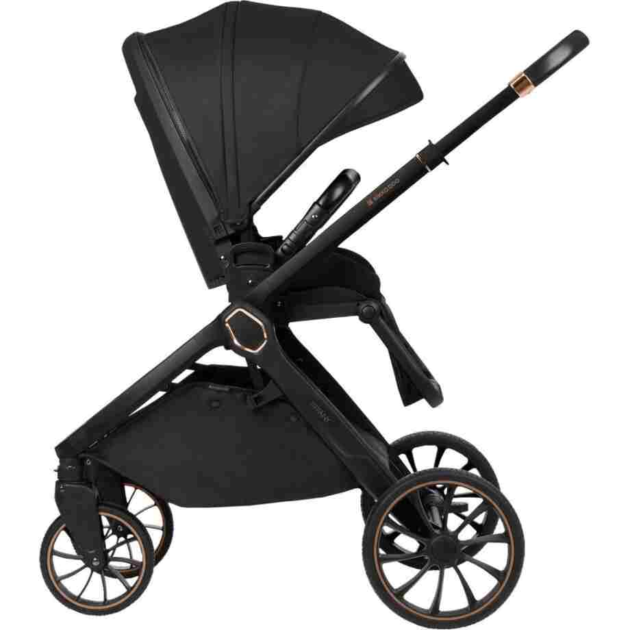 Kolica TIFFANY black set 2in1 sa tvrdom korpom4