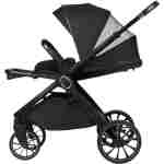 KIKKA BOO Kolica TIFFANY black set 2in1 sa tvrdom korpom - Slika 7