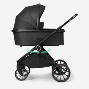 KIKKA BOO Kolica TIFFANY dark grey set 2in1 sa tvrdom korpom Kolica Tiffany dark grey 2u1, animacija sklapanja