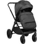 KIKKA BOO Kolica TIFFANY dark grey set 2in1 sa tvrdom korpom - Slika 19