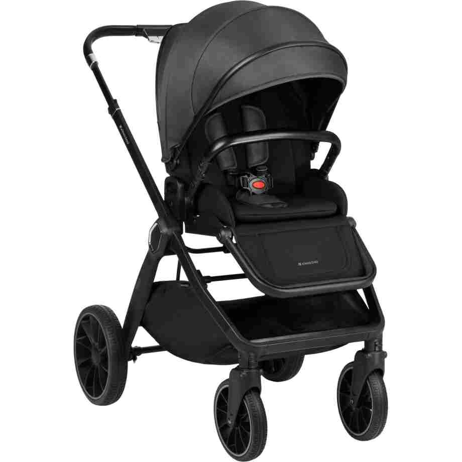 KIKKA BOO Kolica TIFFANY dark grey set 2in1 sa tvrdom korpom