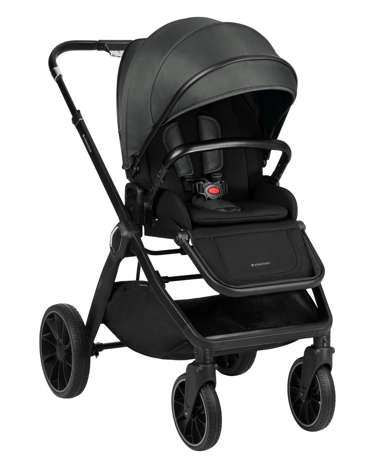 KIKKA BOO Kolica TIFFANY dark grey set 2in1 sa tvrdom korpom Kolica Tiffany dark grey 2u1, fotografija 2