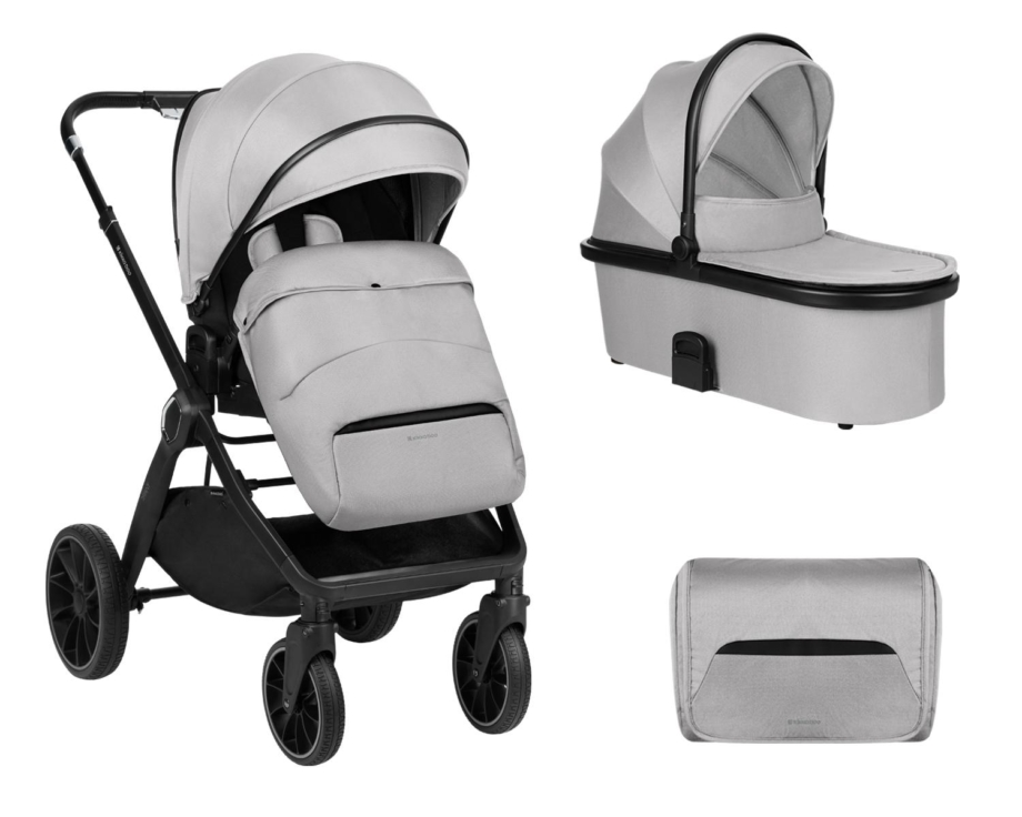 Kolica Tiffany light grey 2u1 Kolica Tiffany light grey 2u1 sa tvrdom korpom, Kikka Boo