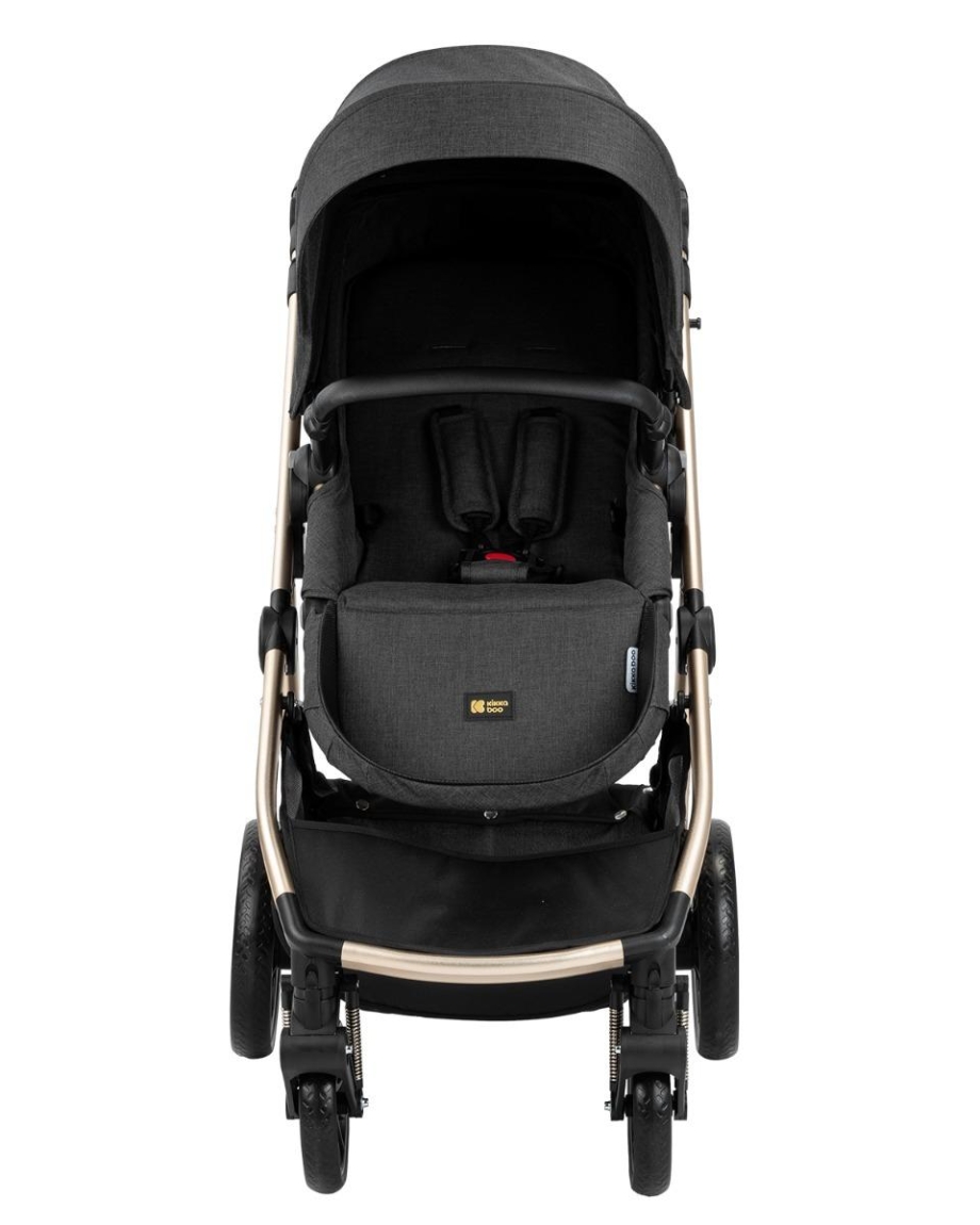 KIKKA BOO Kolica UGO black set 3in1 sa tvrdom korpom i autosedištem KIKKA BOO Kolica UGO black set 3in1 sa tvrdom korpom i autosedištem