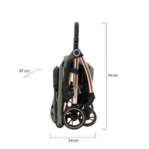Kolica autofolding EDEN army green - Slika 9