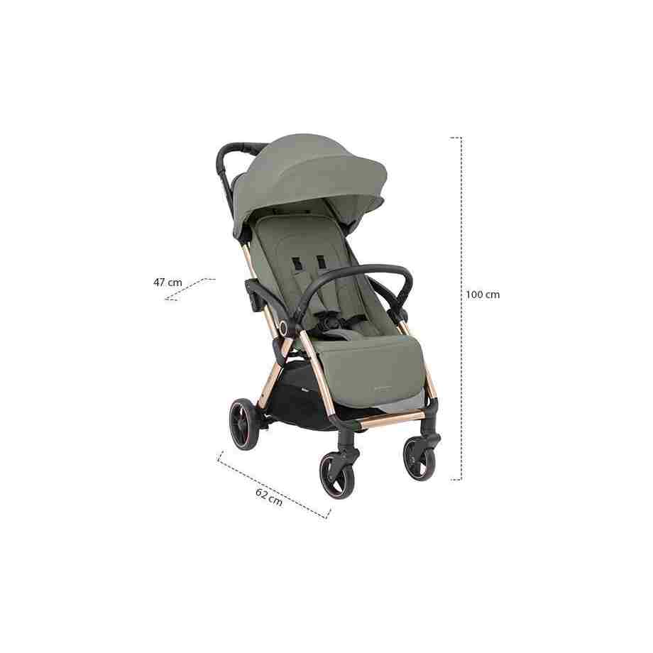 Kolica autofolding EDEN army green Kolica autofolding EDEN army green9
