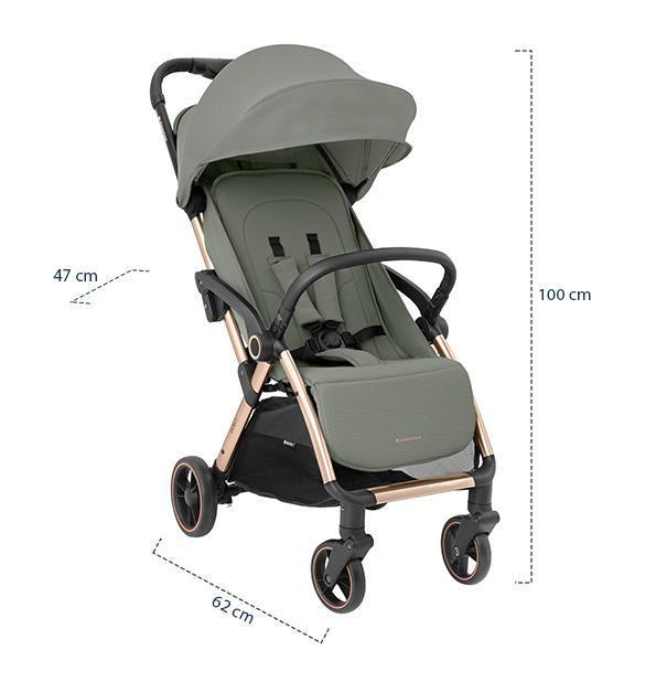 Kolica autofolding EDEN army green