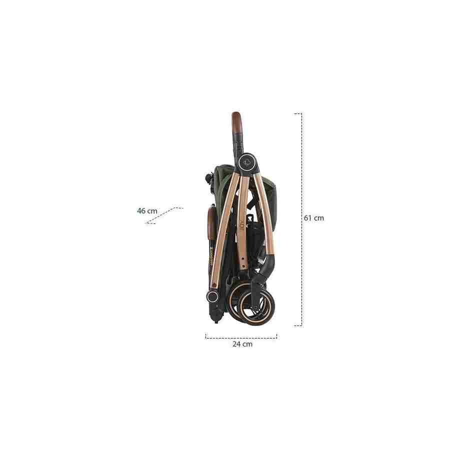 Kolica autofolding JOY PREMIUM army green8