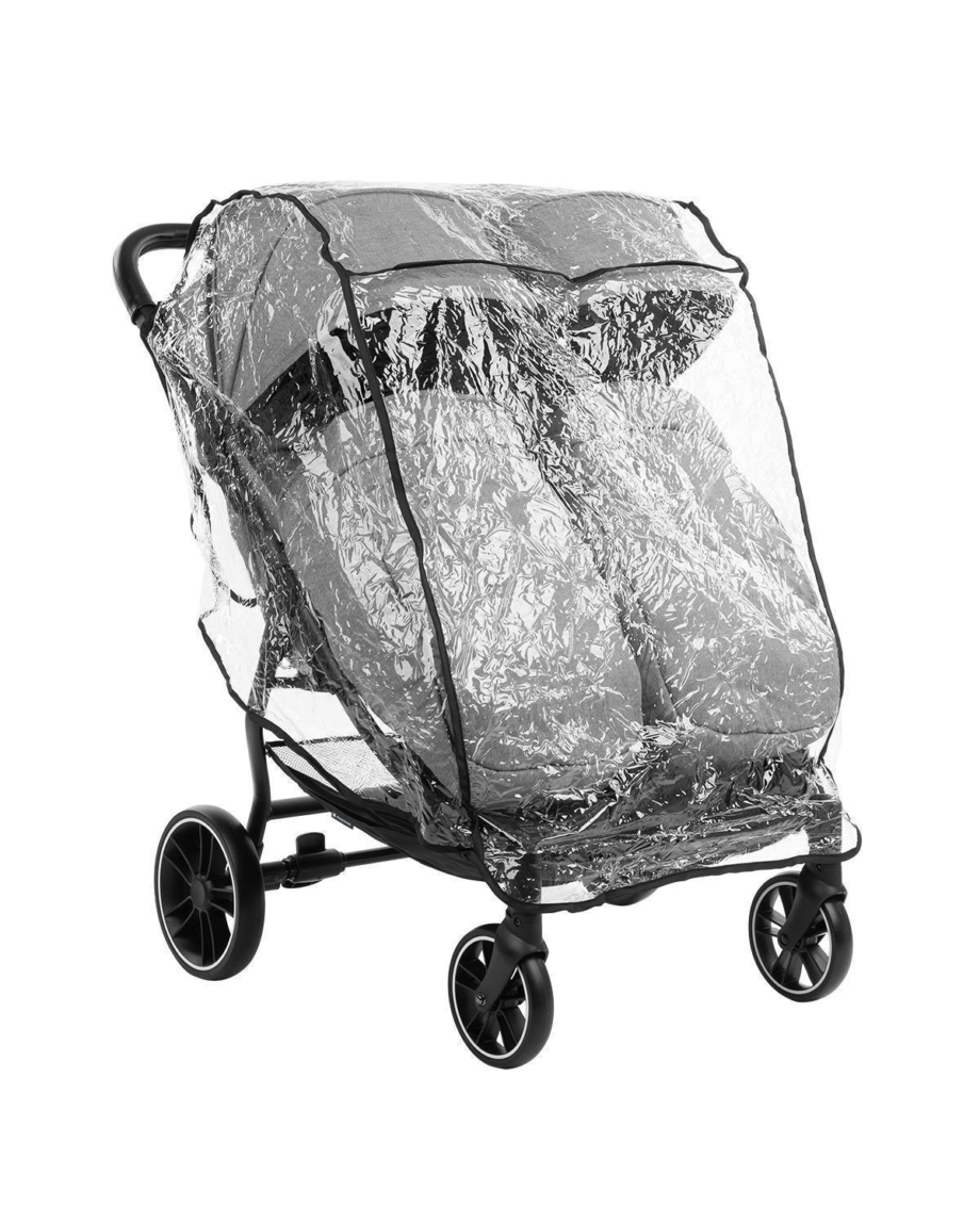 Kolica za blizance HAPPY 2 light grey