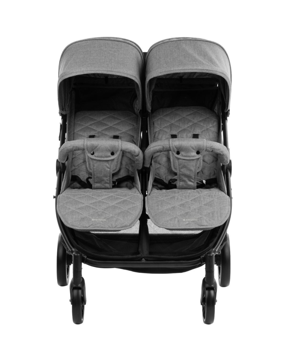 Kolica za blizance HAPPY 2 light grey