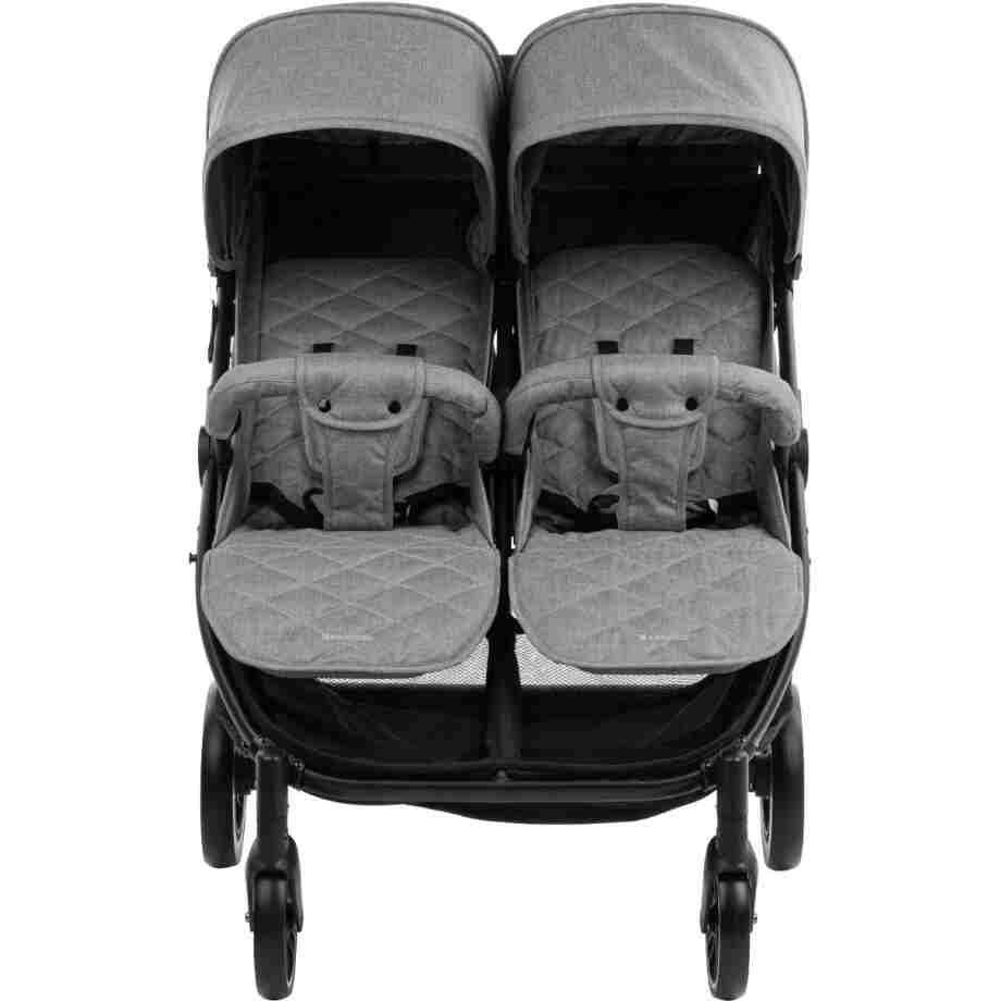 Kolica za blizance HAPPY 2 light grey3